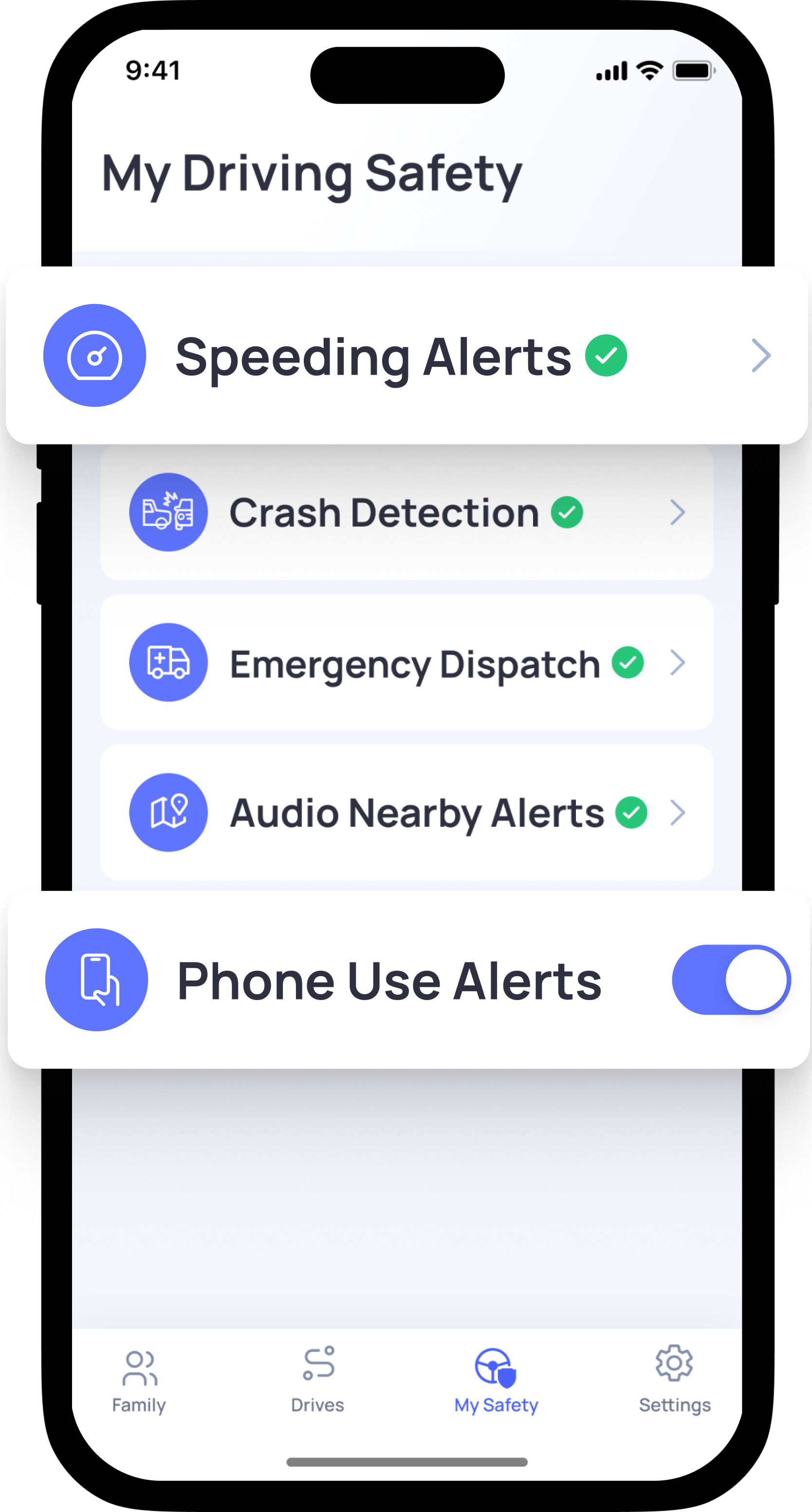 Stay Alert with Real-Time Speed and Phone Warnings