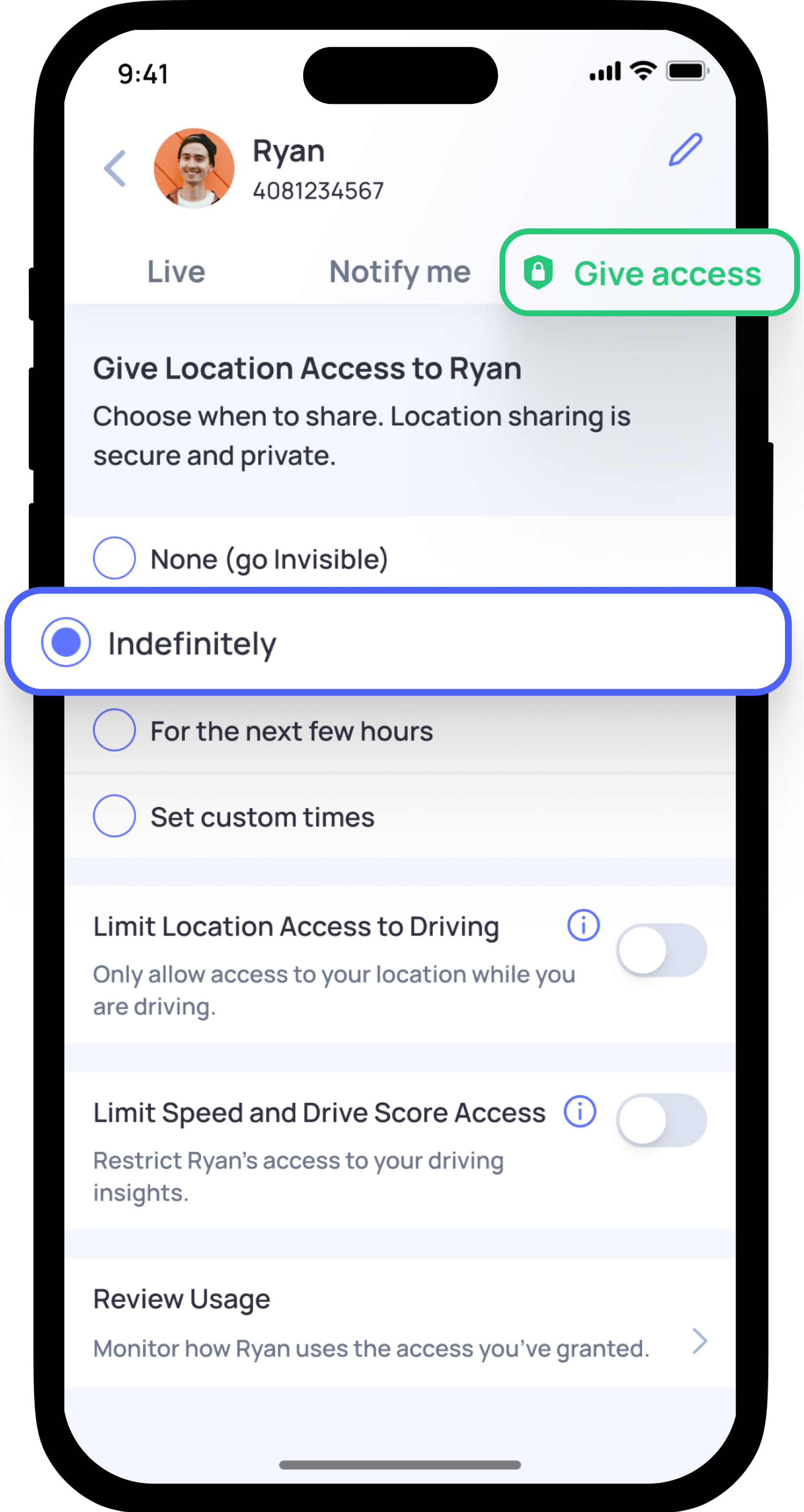 Total Control Over Your Location Sharing Privileges