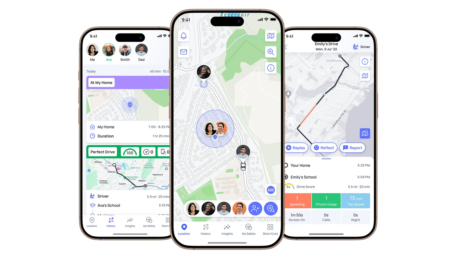 OtoZen Family Location Sharing App and Driving Safety app