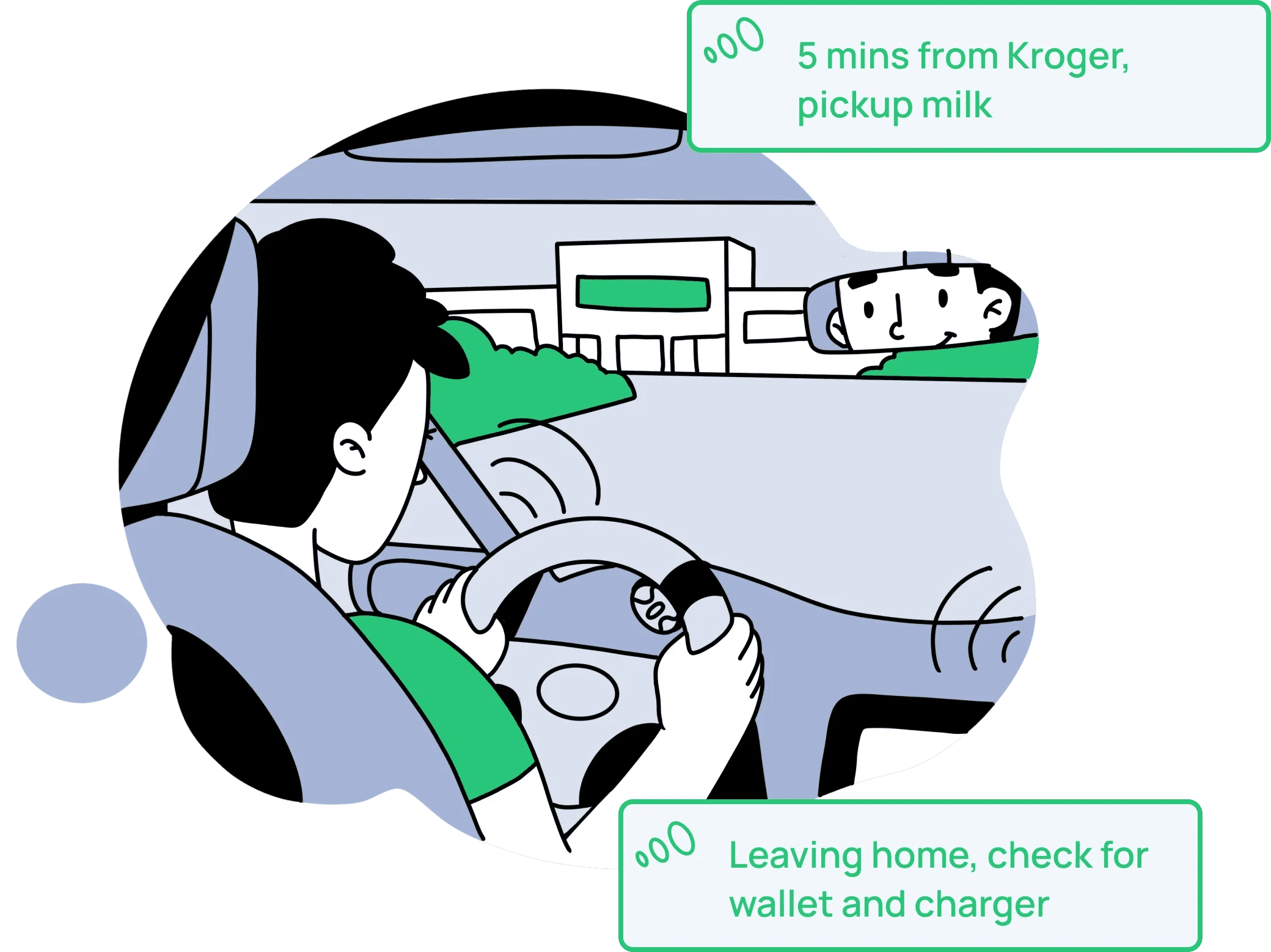 Audio Reminders for Nearby Errands and Appointments