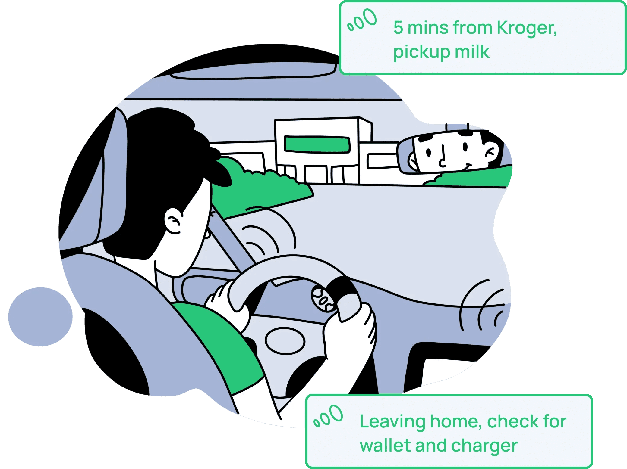 Location-Based Reminders for Places, Errands, and Leaving Alerts